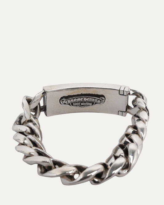 Floral Cross ID Bracelet