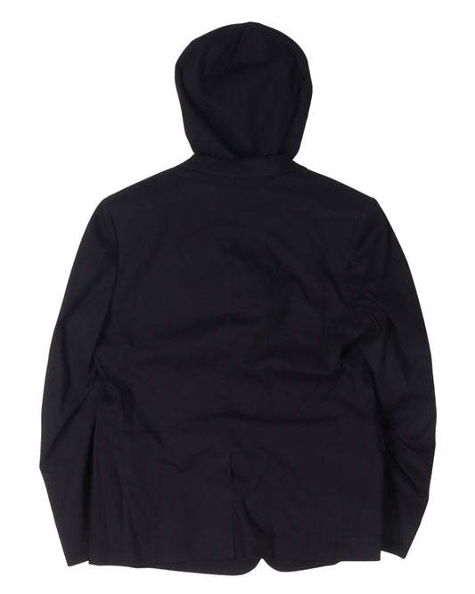Hooded Cotton Blazer