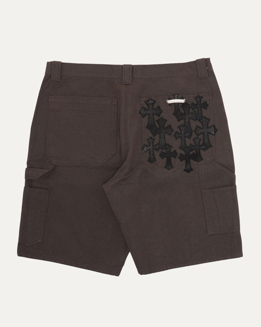 Cross Patch Double Knee Shorts