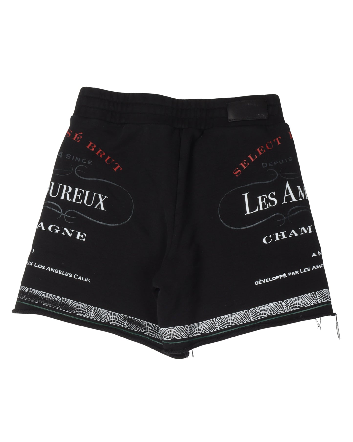 Champagne Print Shorts