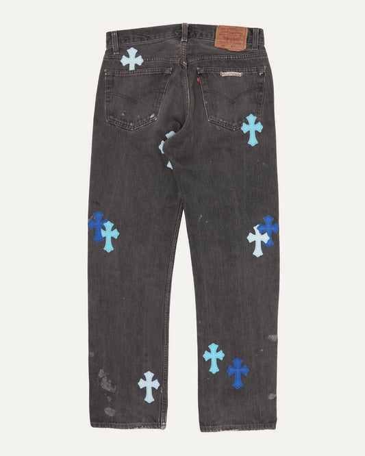 Levi's 501 Cross Patch Jeans