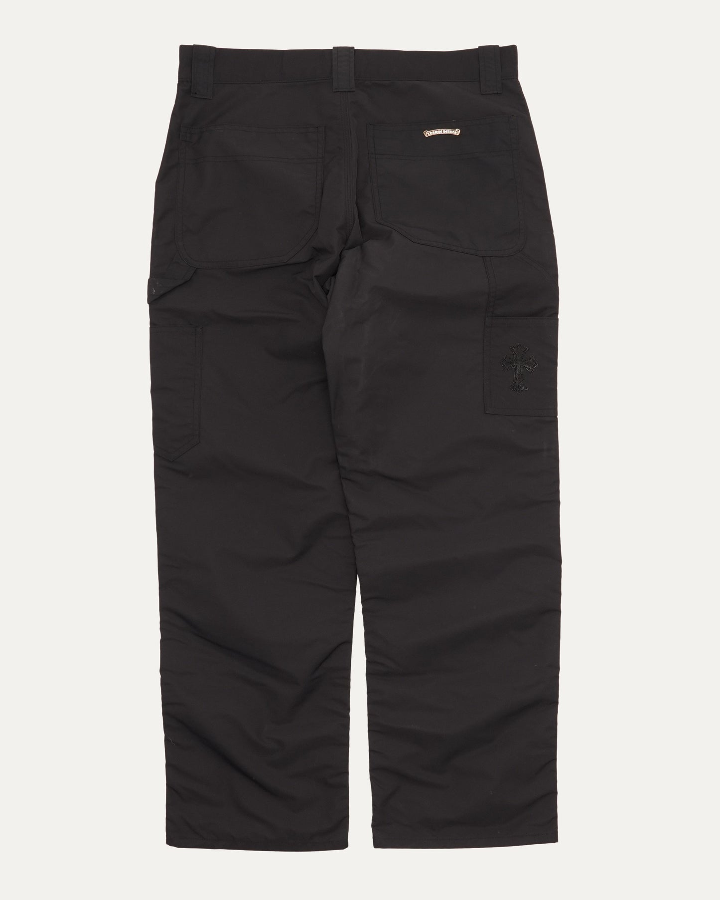 Nylon and Leather Double Knee Carpenter Pants