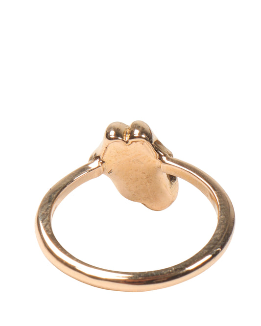 22k Gold Rolling Stones Bubblegum Ring