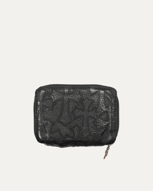 Cross Patch Zip Wallet Small