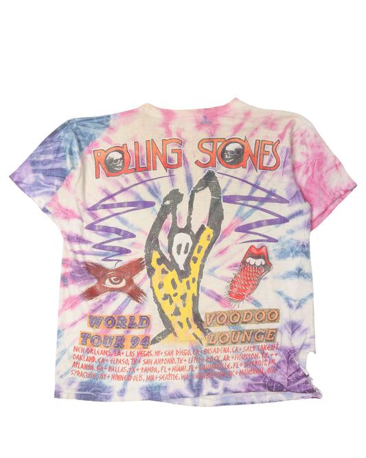 Rolling Stones 1994 Voodoo Lounge Tie Dye T-Shirt