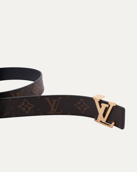 LV Initiales Reversible Monogram Belt
