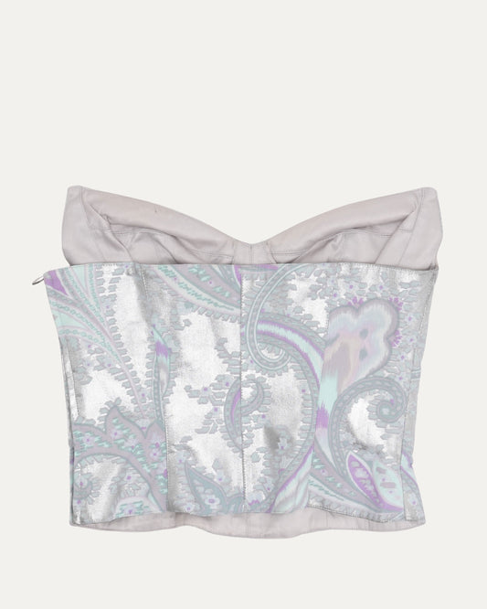 c. 2002 Metallic Bustier