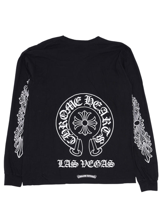 Vegas Horeshoe Logo Long Sleeve T-Shirt