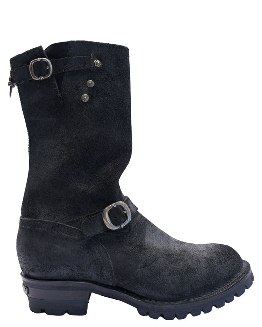 Wesco Reverse Leather Scarecrow Engineer Boots