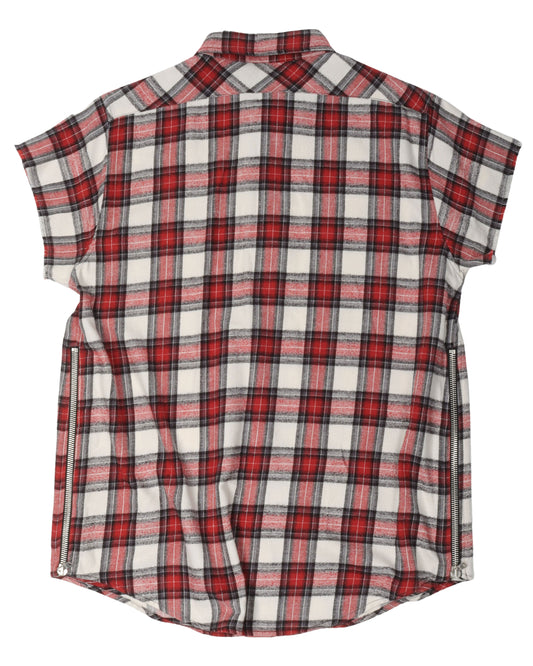 Third Collection Sleeveless Zipper Flannel