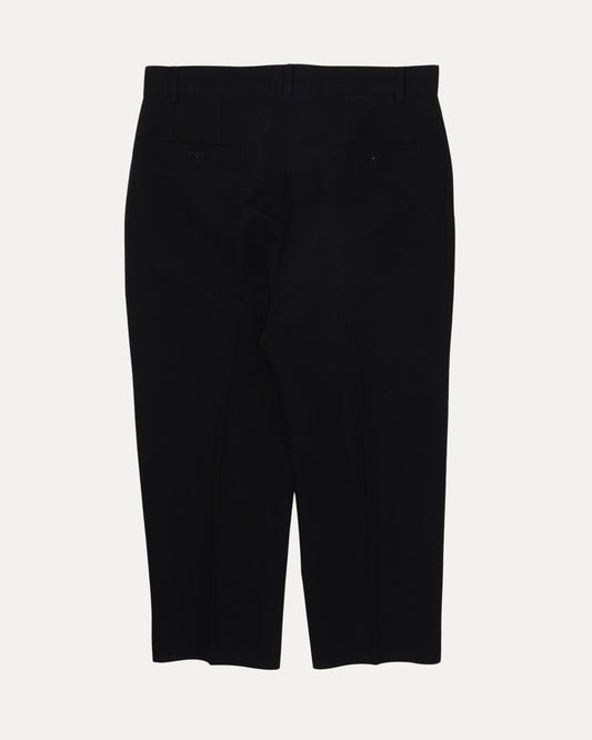 Pleated Cropped Trousers