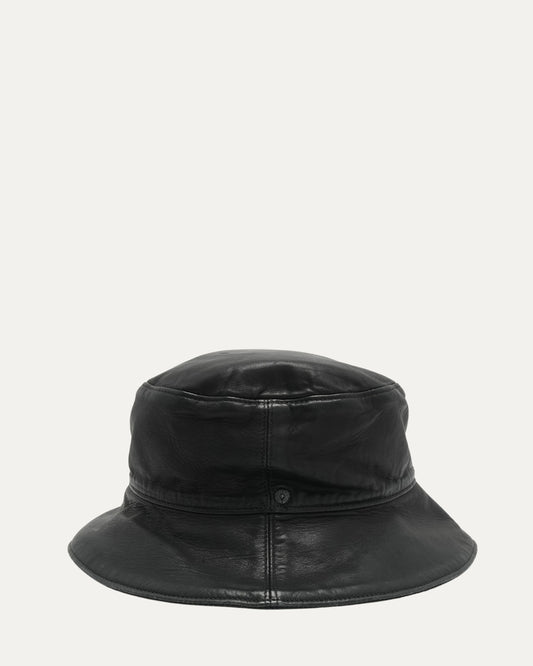 Leather Bucket Hat