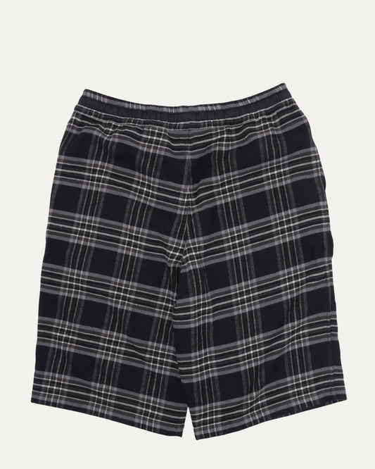 After School Cross Patch Flannel Shorts