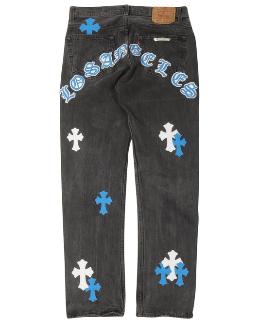 Los Angeles Exclusive Levi's Cross Patch Jeans