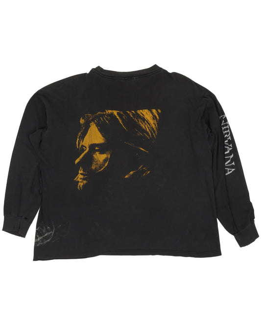 Kurt Cobain Nirvana Long Sleeve T-Shirt