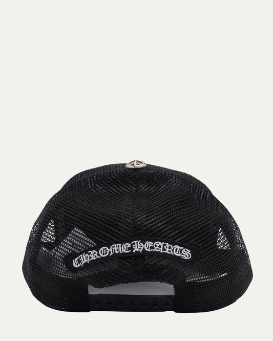 Camouflage Cemetery Cross Patch Trucker Hat