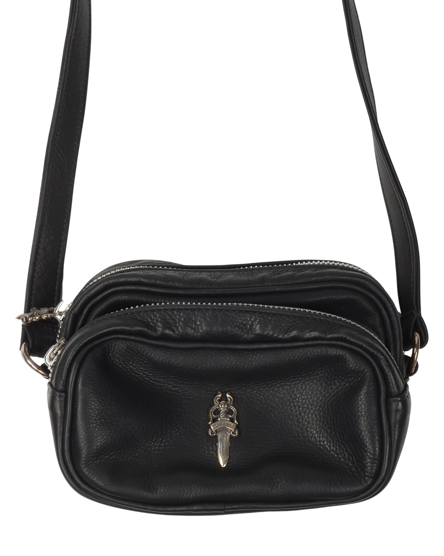 Black Leather Camera Bag