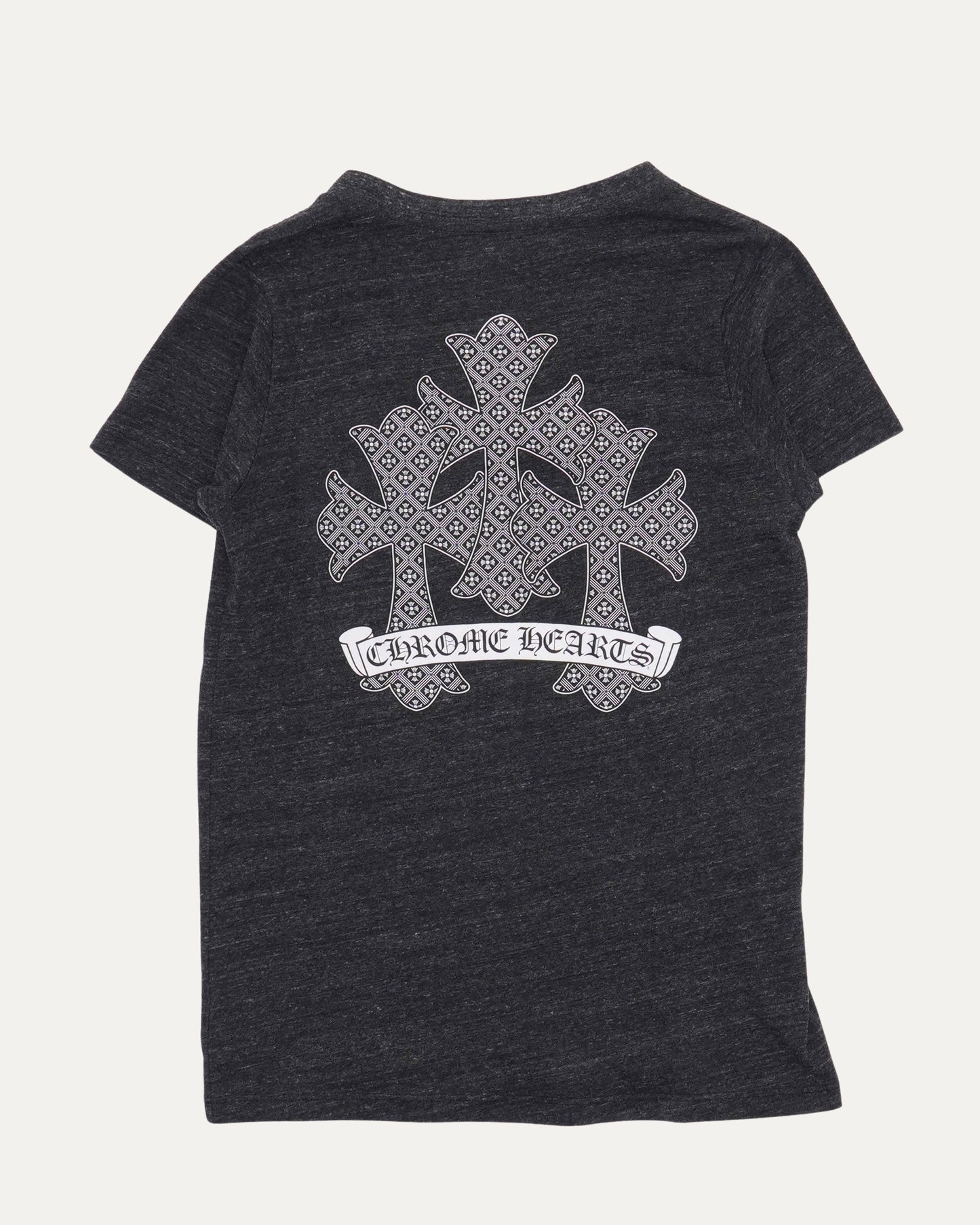 V Neck Cemetery Cross T-Shirt