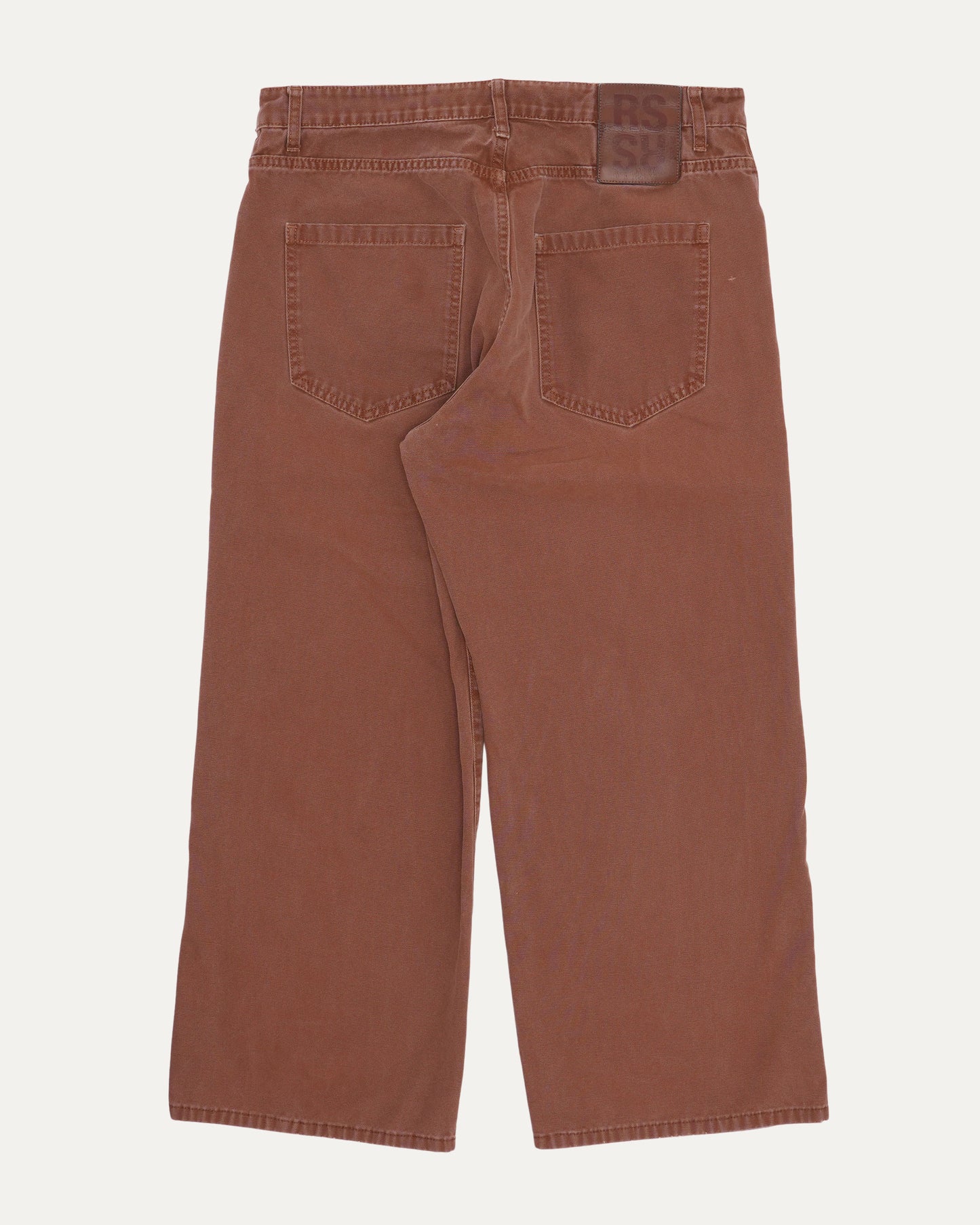 Wide Fit Denim Workwear Pants