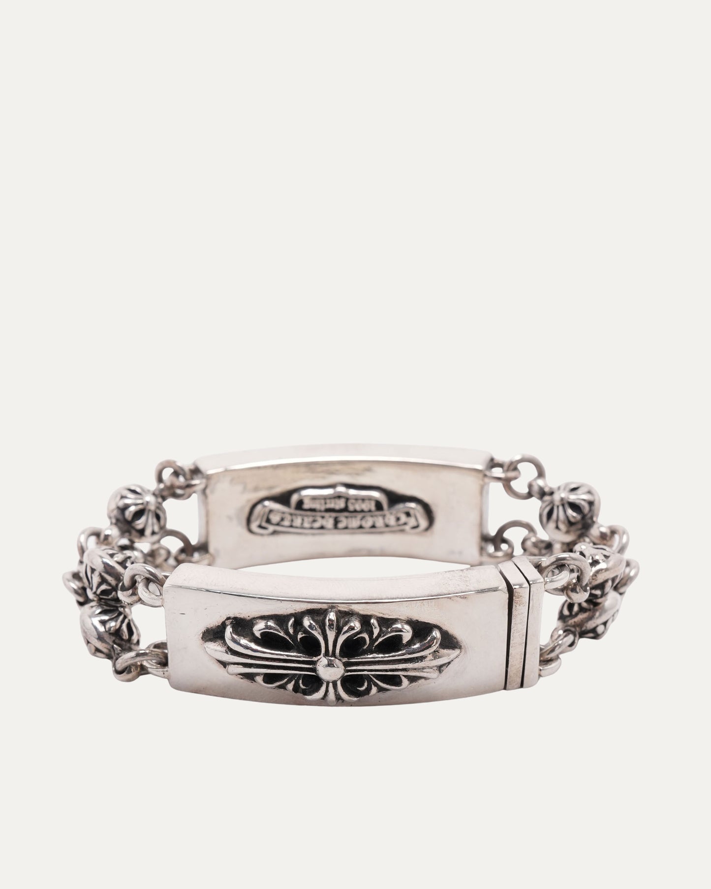 Double ID Plus Ball Bracelet