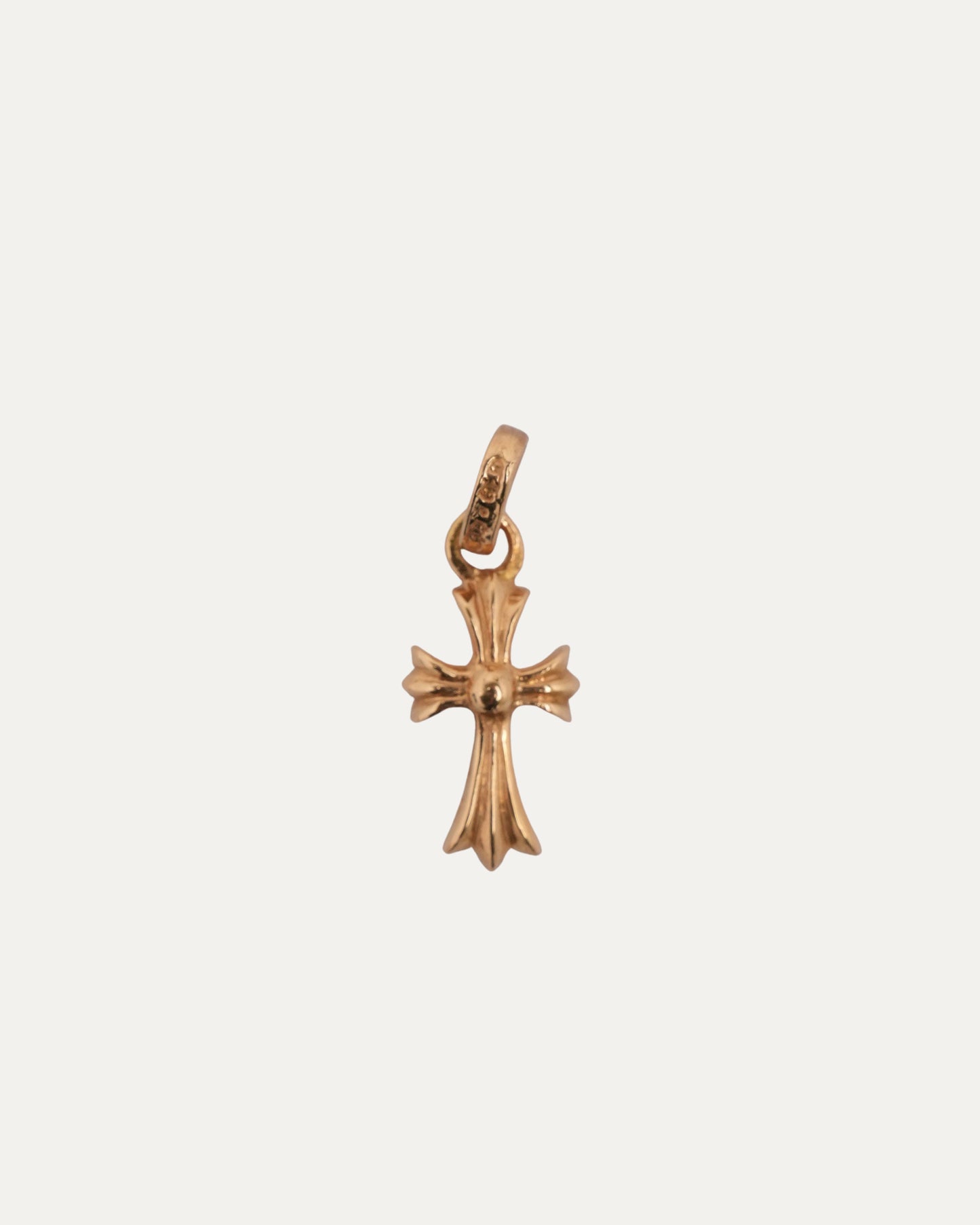 Gold Sapphire Baby Fat Pendant