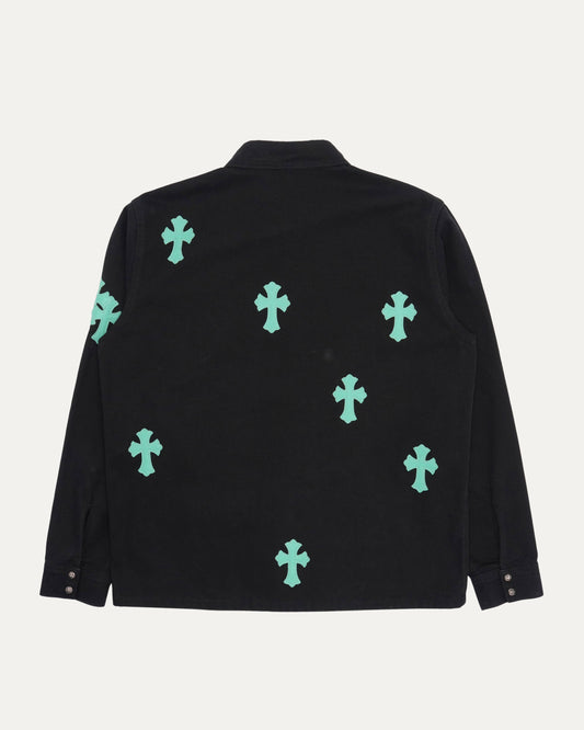 Cross Patch Work Dog Shirt
