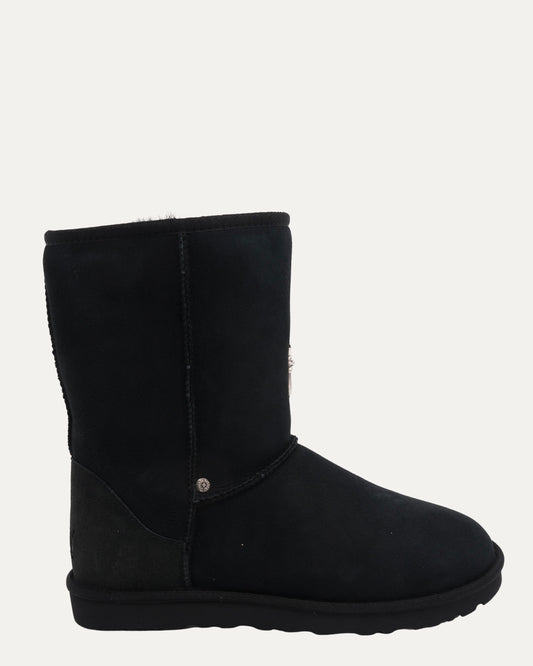 Cross Embellished Ugg Boots