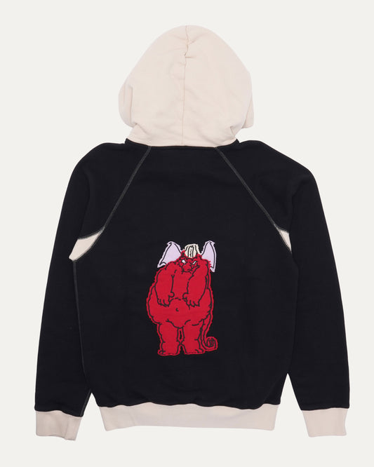 Bruno Bozzetto Applique Zip Up Hoodie