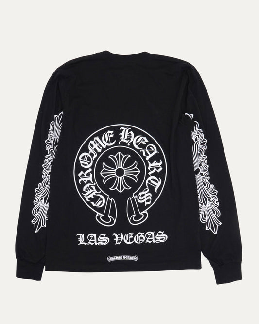 Las Vegas Horseshoe Logo Long Sleeve T-Shirt