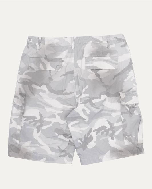 Snow Camo Cargo Shorts