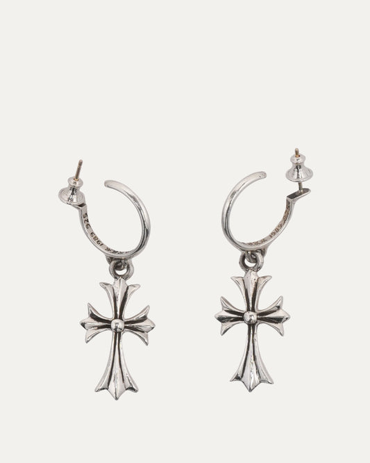 Cross Hoop Earring Set