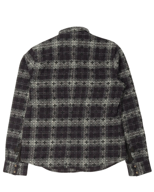 Cross Patch Flannel Shirt