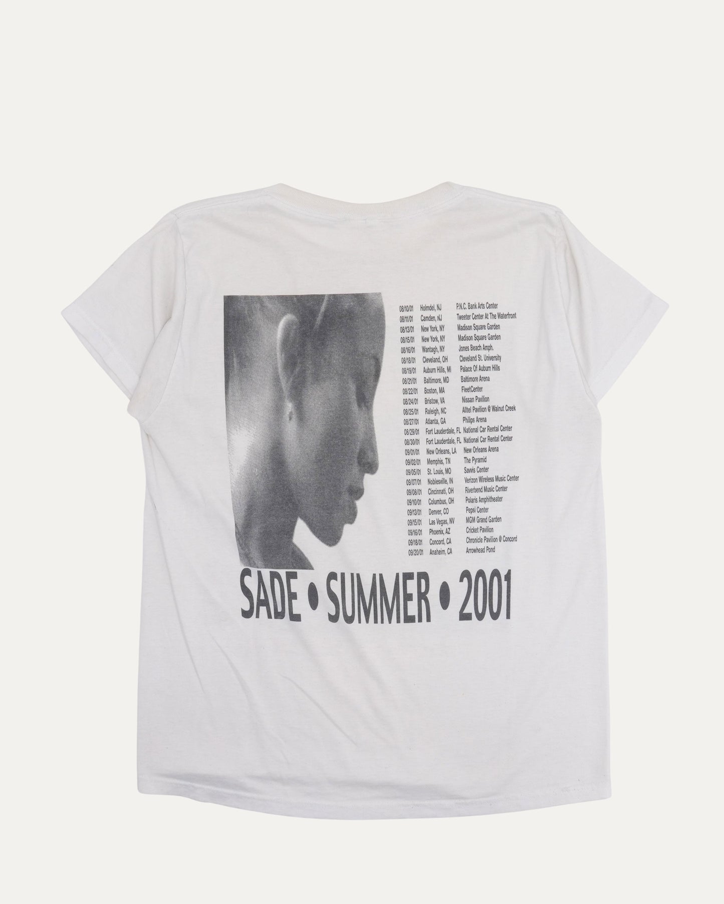 Sade Lover's Rock Tour 2001 T-Shirt