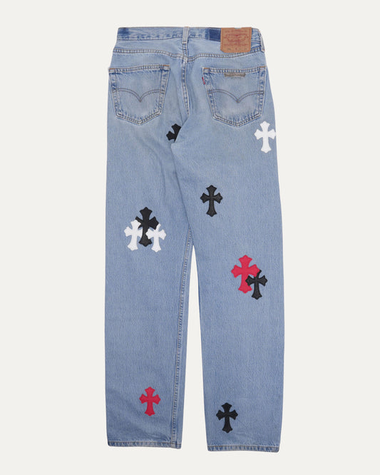 Levi's 501 Cross Patch Jeans