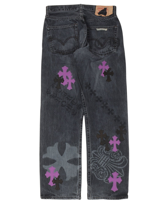 Online Exclusive Levi's Cross Patch Stencil Jeans