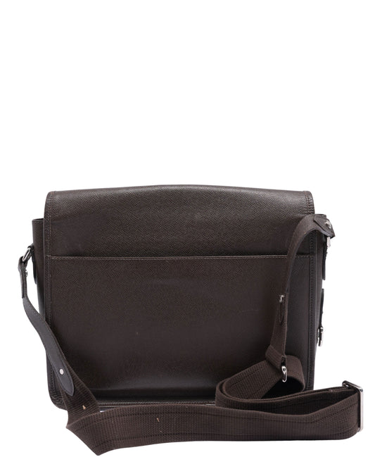 Taiga Leather Alexei Messenger Bag
