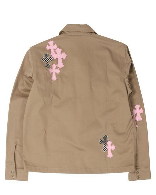 Cross Patch Work Dog Shirt