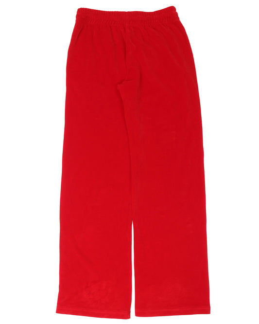 Velour Track Pants