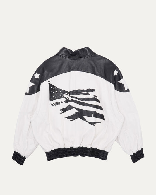 Banks Violette Leather Teddy Jacket