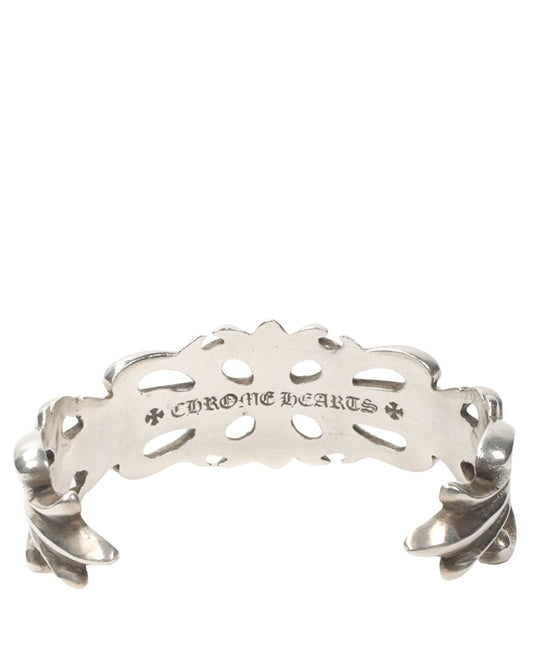 Floral Bangle Bracelet