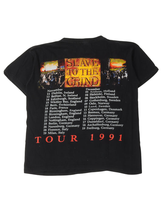 Skid Row 1991 Slave to the Grind Tour T-Shirt