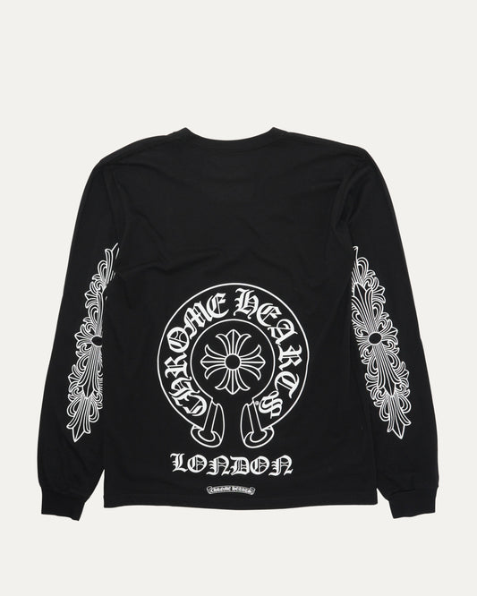 London Horseshoe Logo Pocket Long Sleeve T-Shirt