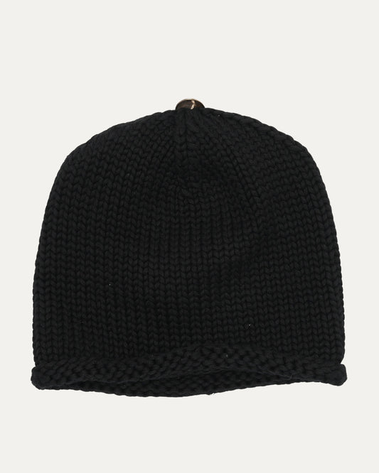 Cashmere Cross Patch Beanie
