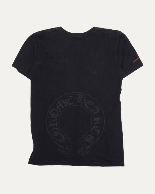 Tonal Horseshoe Logo Scroll Pocket T-Shirt