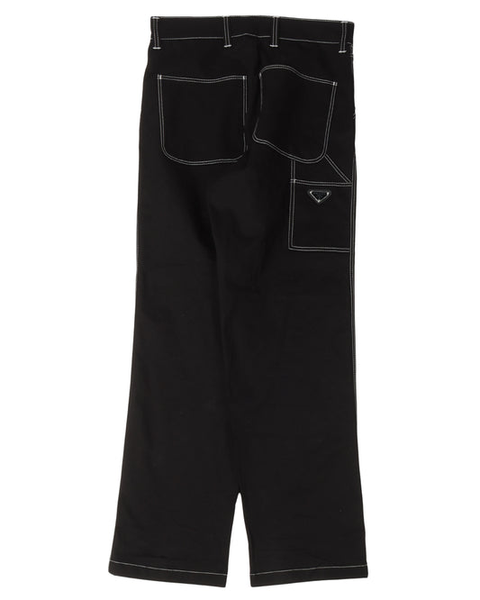 Contrast Stitch Jeans