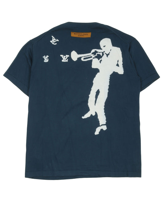 Trumpet Player Knit Shirt