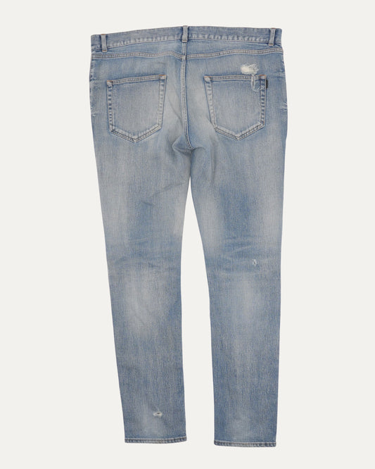Distressed Light Wash Jeans