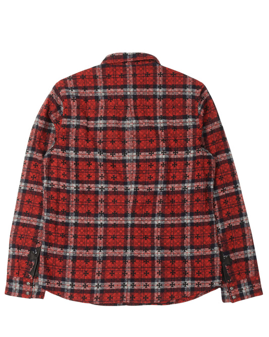 Cross Patch Cotton Flannel Shirt