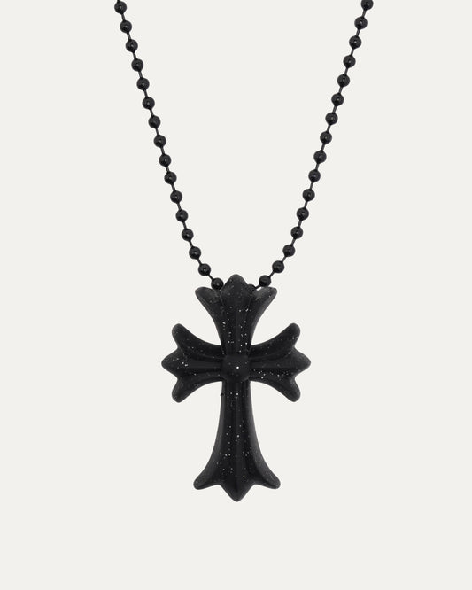 Silichrome Cross Necklace