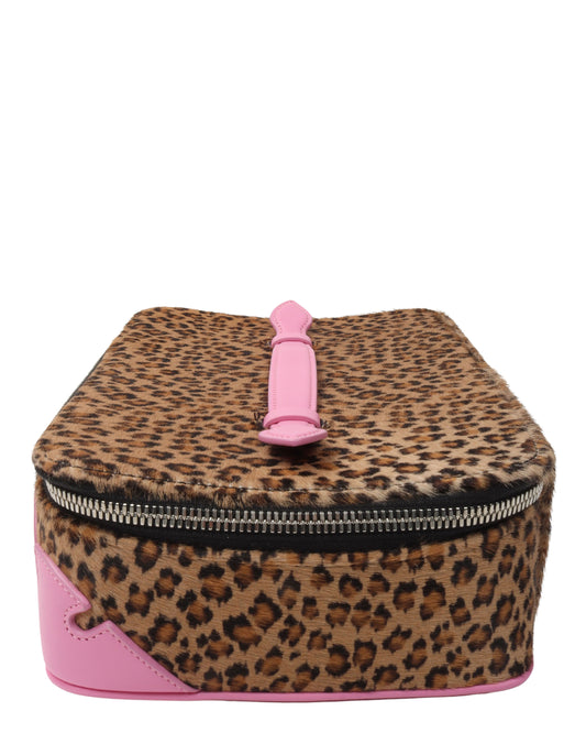 Leather & Pony Hair Jewelry Case